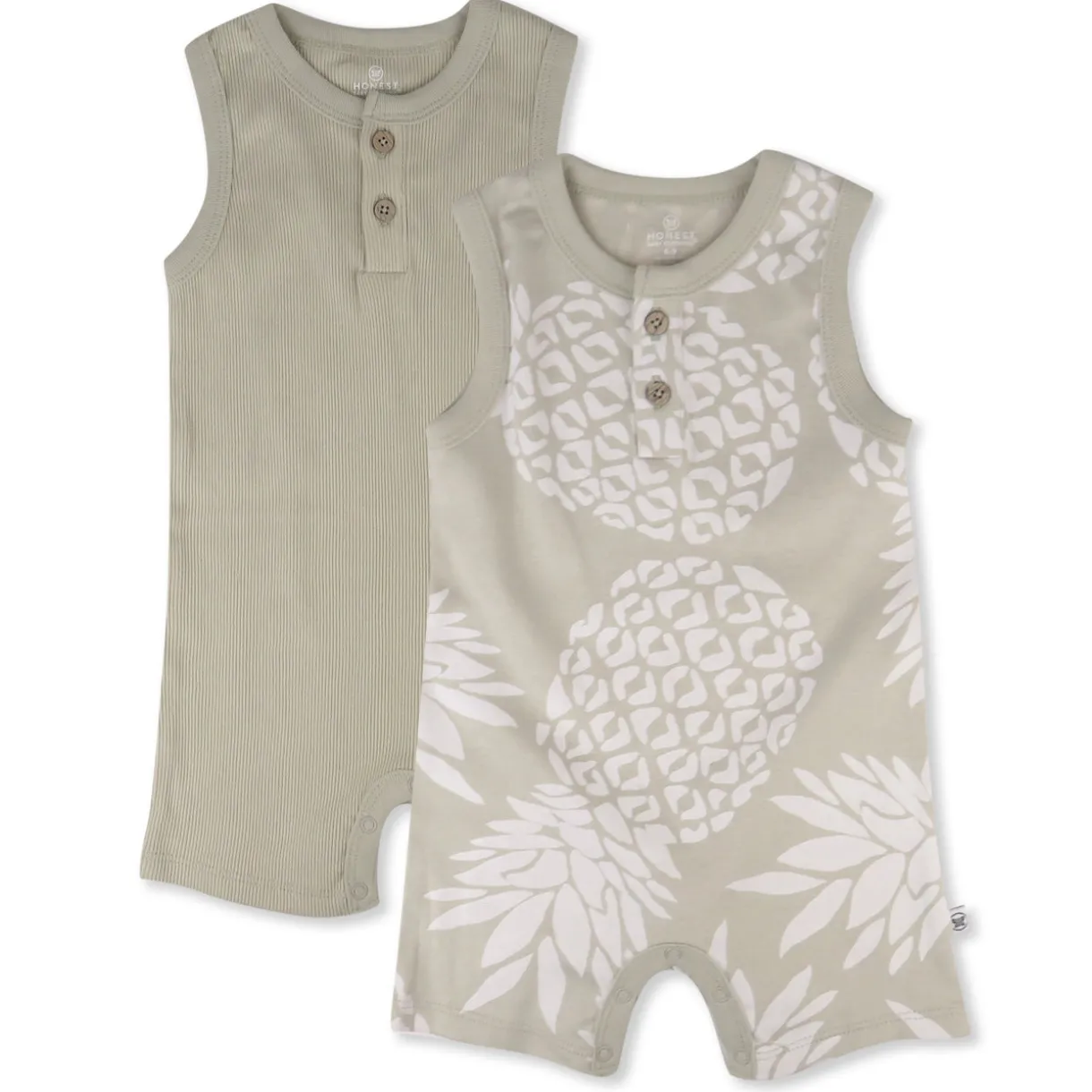 Organic Cotton Jumpsuit Romper Set