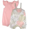Organic Cotton Jumpsuit Romper Set