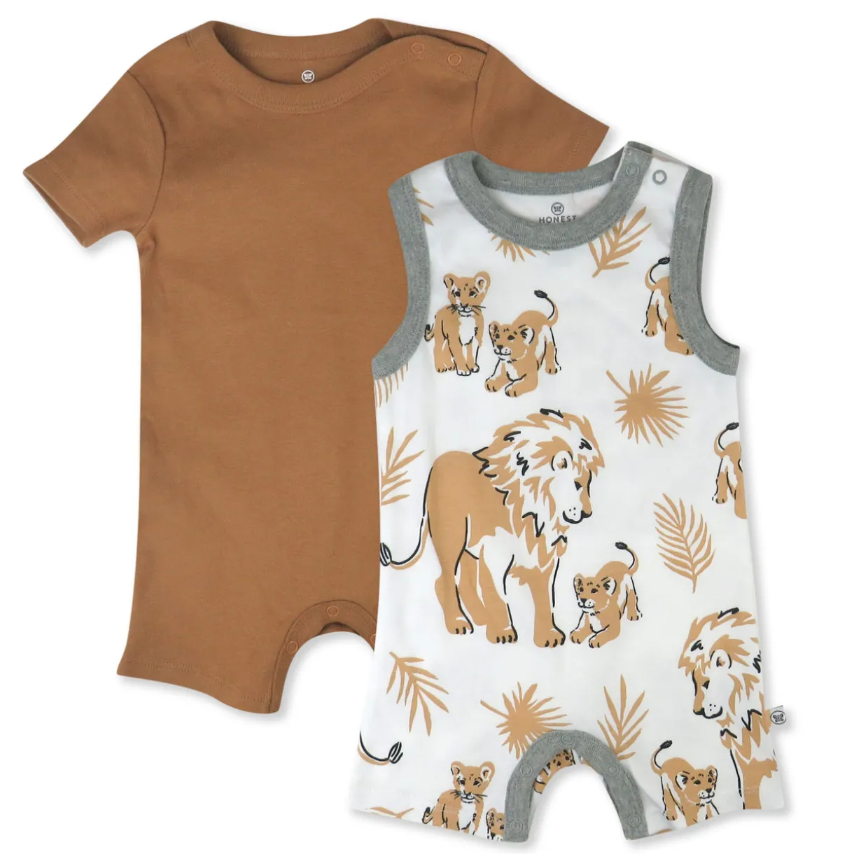Organic Cotton Jumpsuit Romper Set