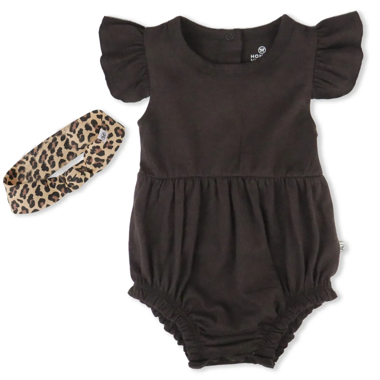 Organic Cotton Jumpsuit Romper Set