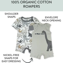 Organic Cotton Jumpsuit Romper Set