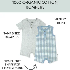 Organic Cotton Jumpsuit Romper Set