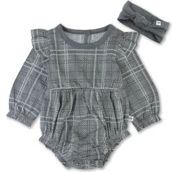 Organic Cotton Jumpsuit Romper Set