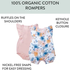 Organic Cotton Jumpsuit Romper Set