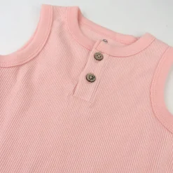 Organic Cotton Jumpsuit Romper Set