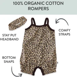 Organic Cotton Jumpsuit Romper Set