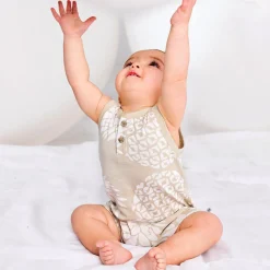 Organic Cotton Jumpsuit Romper Set