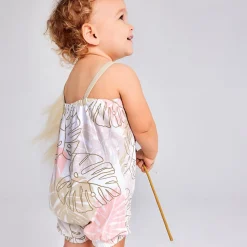 Organic Cotton Jumpsuit Romper Set