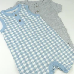Organic Cotton Jumpsuit Romper Set