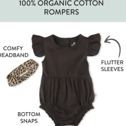 Organic Cotton Jumpsuit Romper Set
