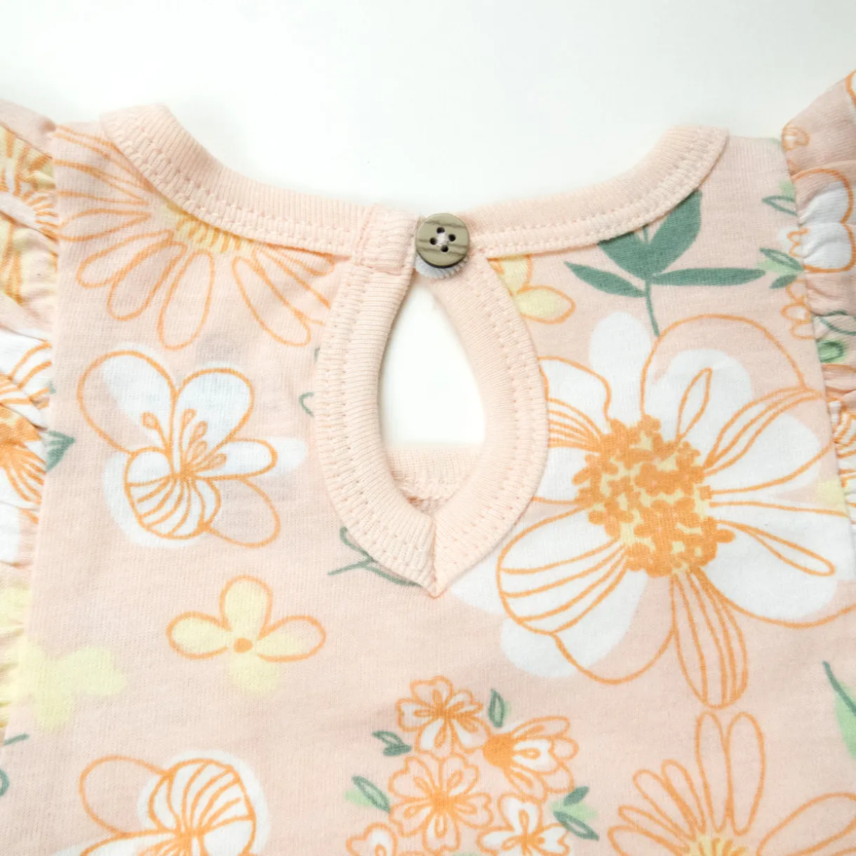 Organic Cotton Jumpsuit Romper Set