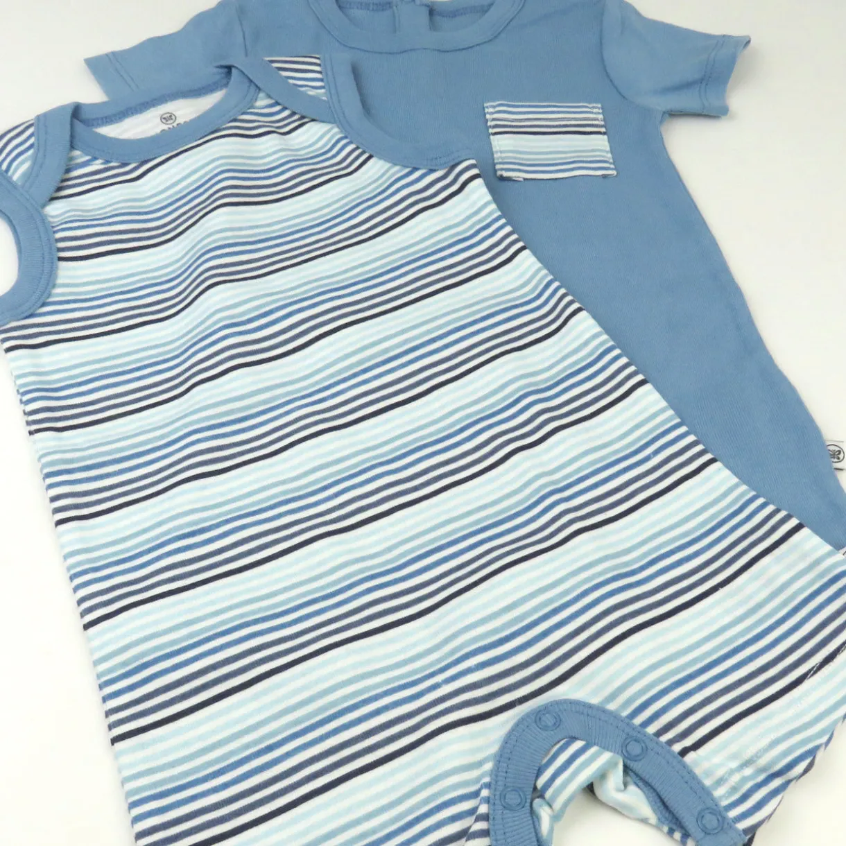 Organic Cotton Jumpsuit Romper Set