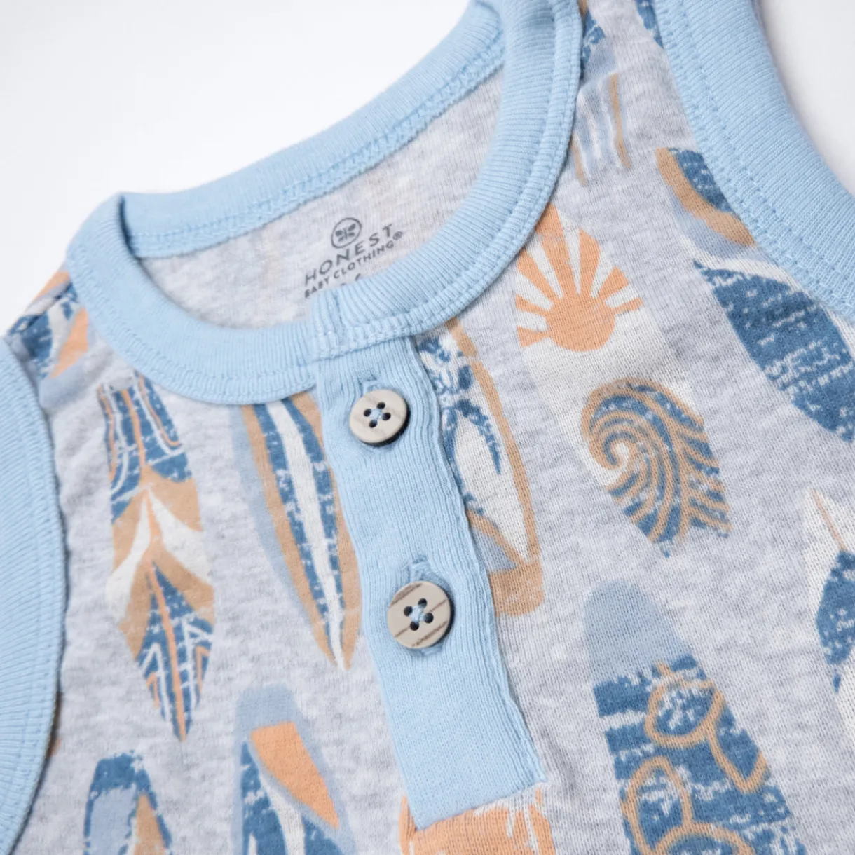 Organic Cotton Jumpsuit Romper Set