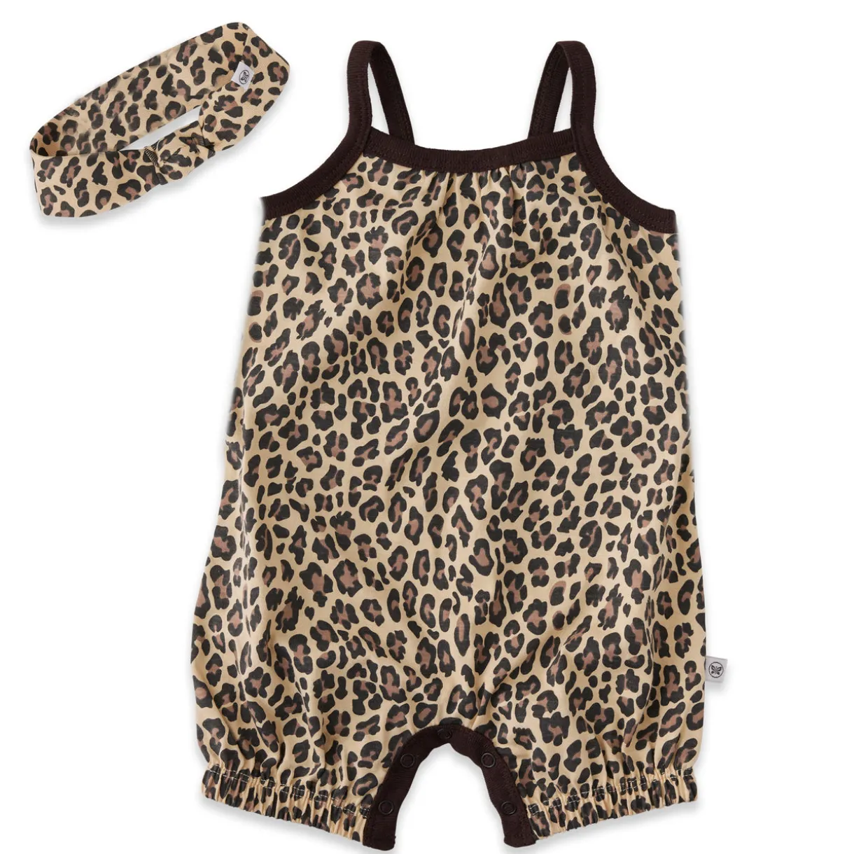 Organic Cotton Jumpsuit Romper Set