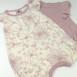 Organic Cotton Jumpsuit Romper Set