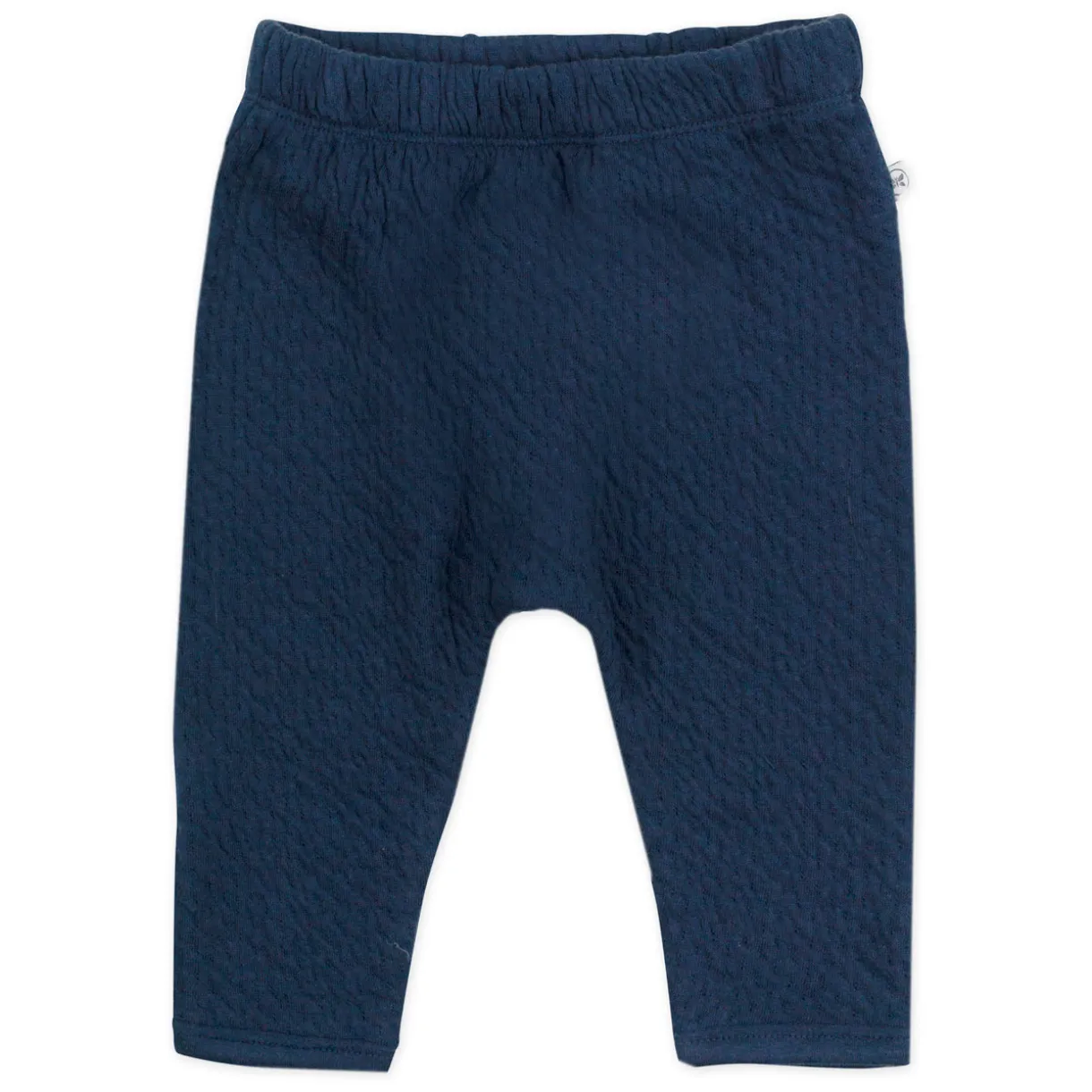 Organic Cotton Matelassé Harem Pant