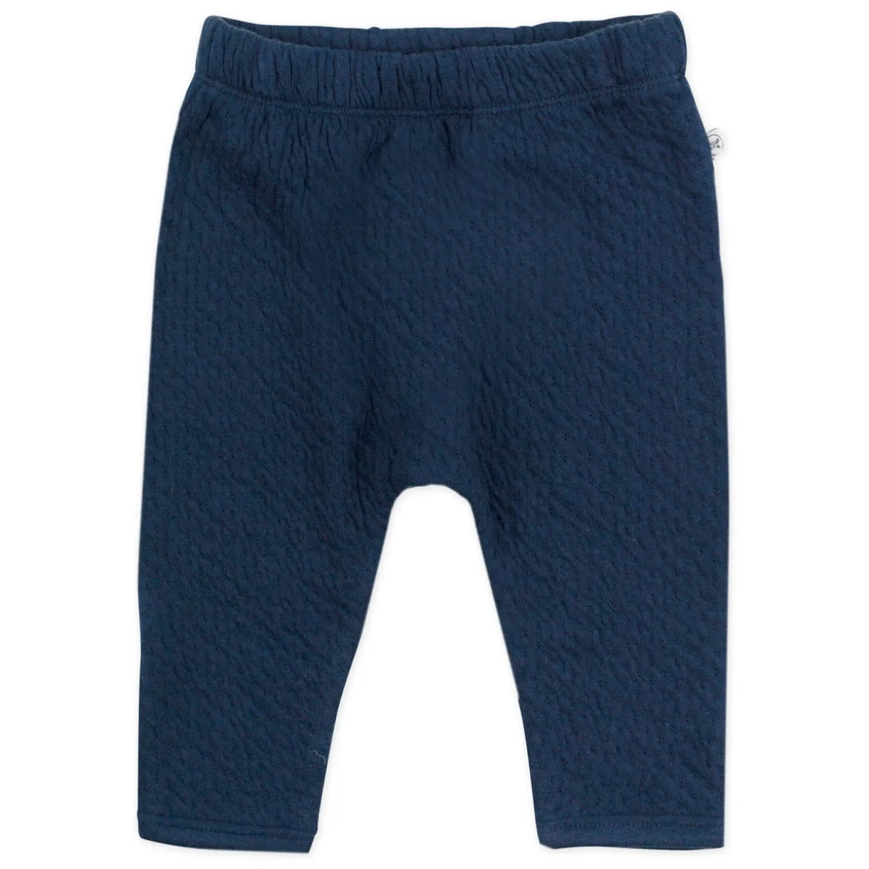 Organic Cotton Matelassé Harem Pant