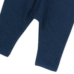 Organic Cotton Matelassé Harem Pant