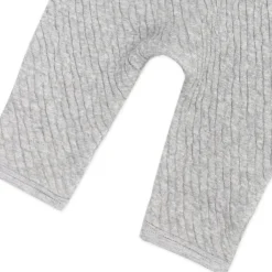 Organic Cotton Matelassé Harem Pant