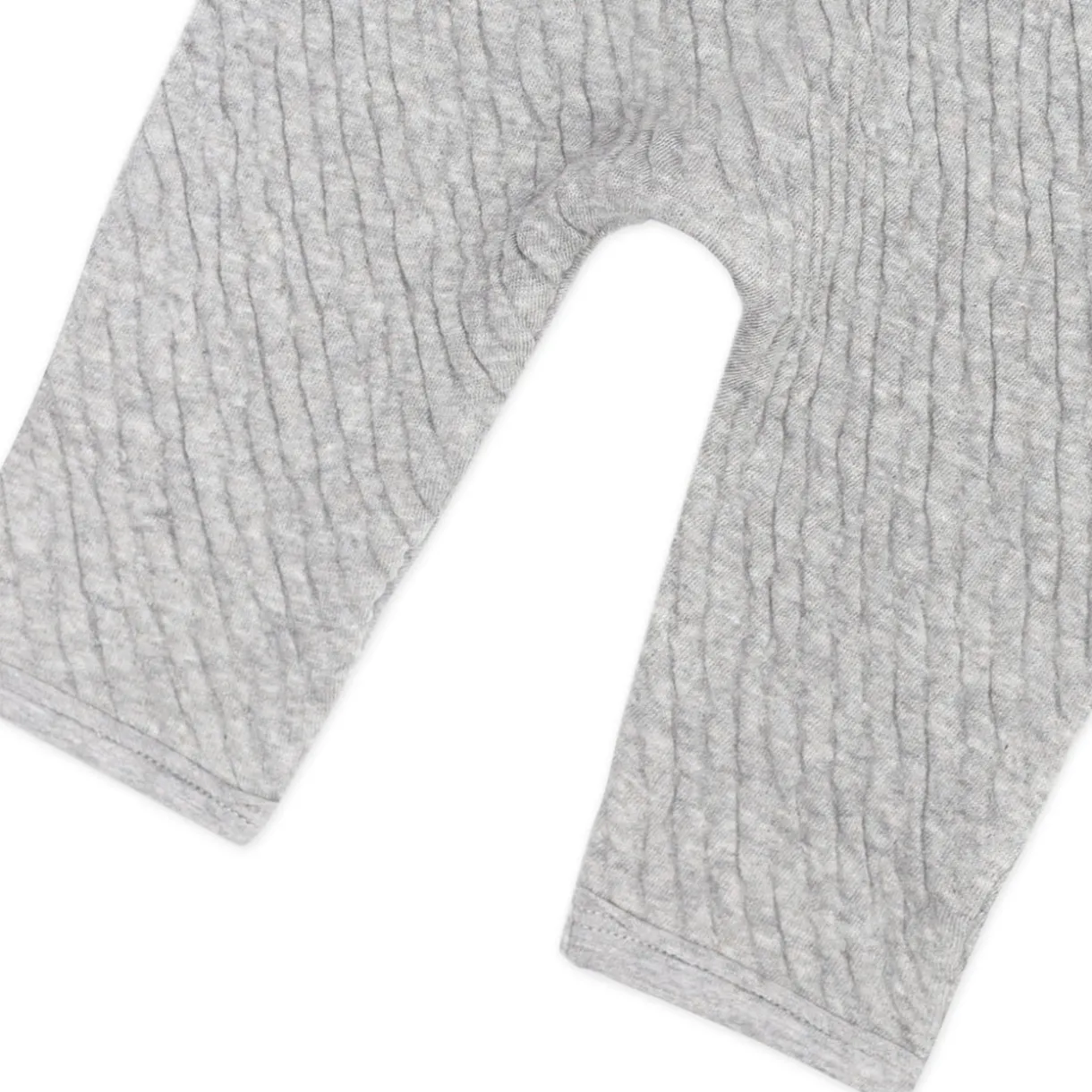 Organic Cotton Matelassé Harem Pant