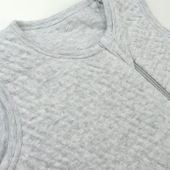Organic Cotton Matelassé Medium Weight Wearable Blanket