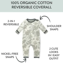 Organic Cotton One-Piece Jumpsuit Coverall