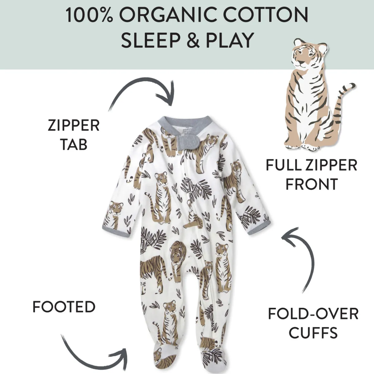 Organic Cotton Sleep & Plays