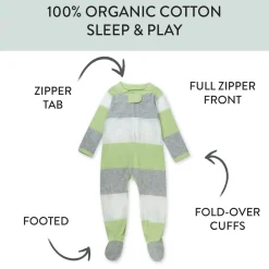 Organic Cotton Sleep & Plays