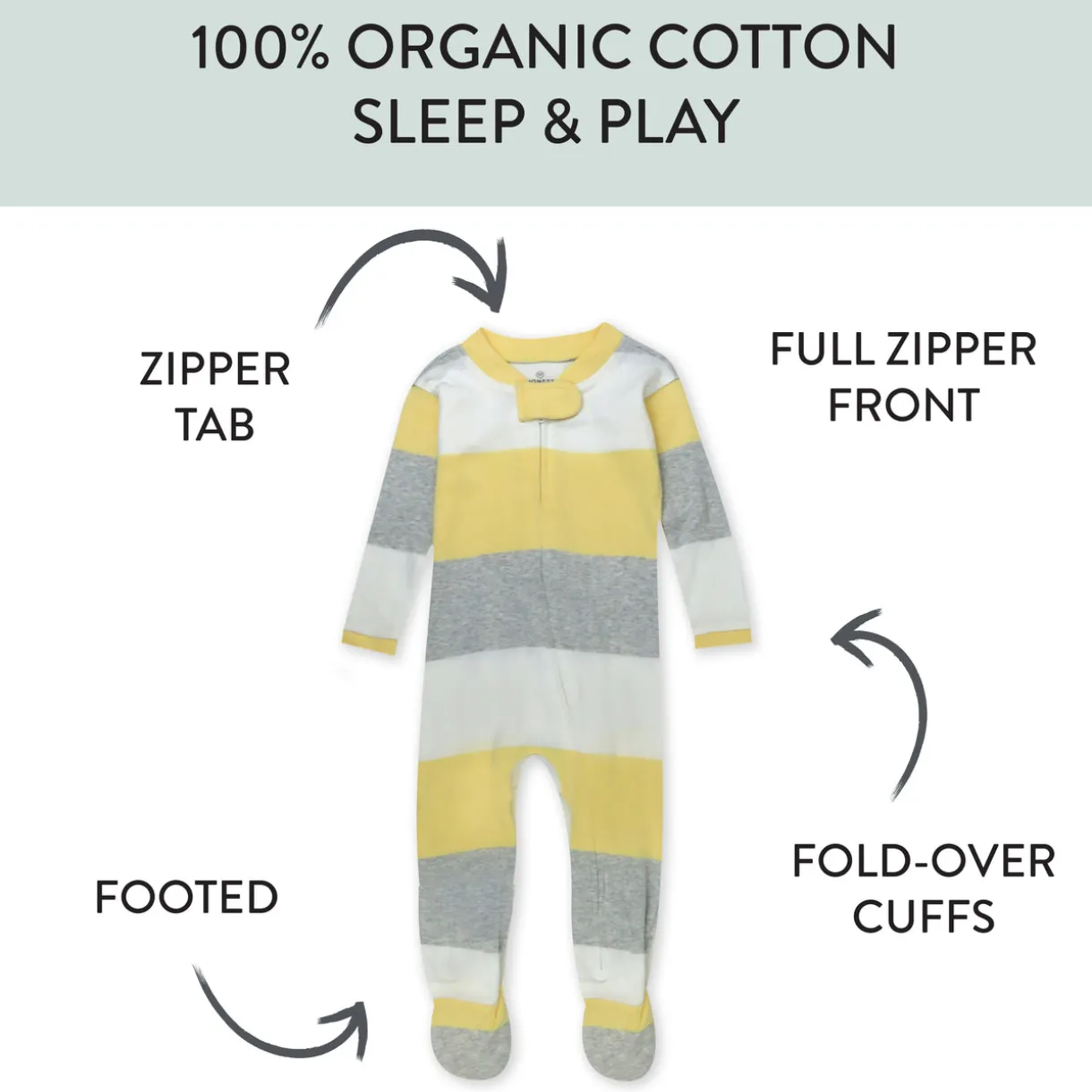 Organic Cotton Sleep & Plays