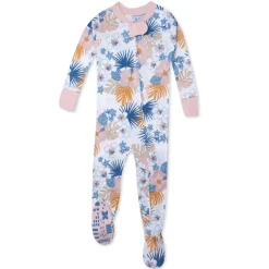 Organic Cotton Snug-Fit Footed Pajamas