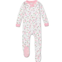 Organic Cotton Snug-Fit Footed Pajamas
