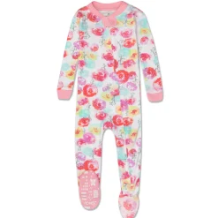 Organic Cotton Snug-Fit Footed Pajamas