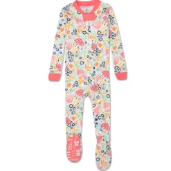 Organic Cotton Snug-Fit Footed Pajamas