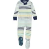 Organic Cotton Snug-Fit Footed Pajamas