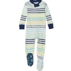 Organic Cotton Snug-Fit Footed Pajamas