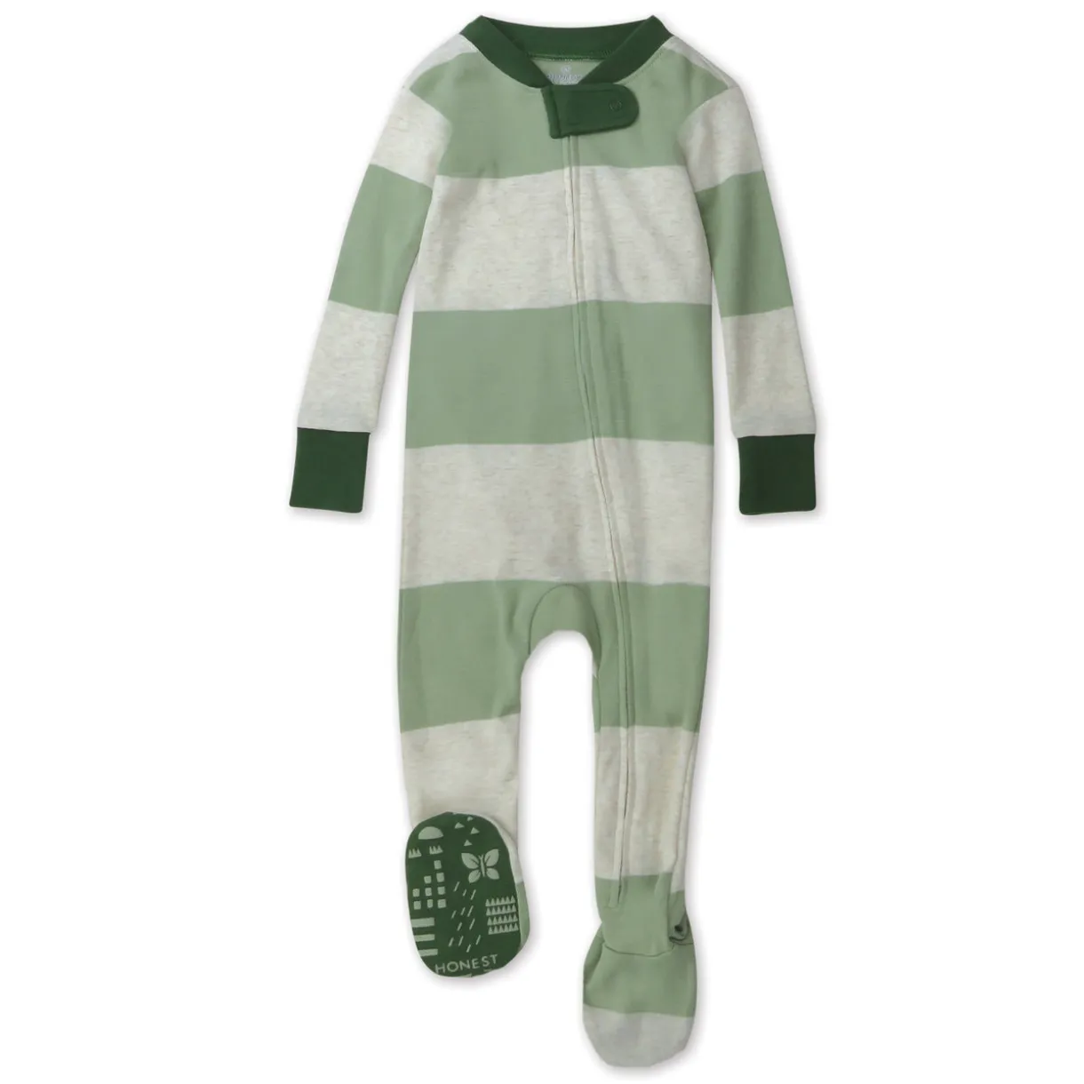 Organic Cotton Snug-Fit Footed Pajamas