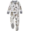 Organic Cotton Snug-Fit Footed Pajamas