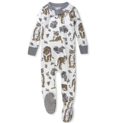 Organic Cotton Snug-Fit Footed Pajamas