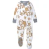 Organic Cotton Snug-Fit Footed Pajamas