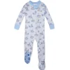 Organic Cotton Snug-Fit Footed Pajamas