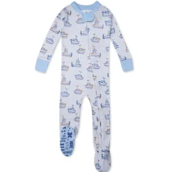 Organic Cotton Snug-Fit Footed Pajamas