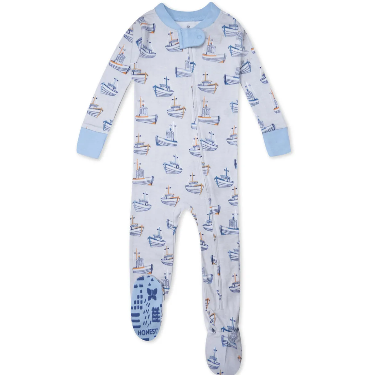 Organic Cotton Snug-Fit Footed Pajamas