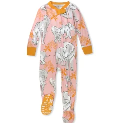 Organic Cotton Snug-Fit Footed Pajamas