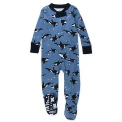 Organic Cotton Snug-Fit Footed Pajamas