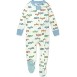 Organic Cotton Snug-Fit Footed Pajamas