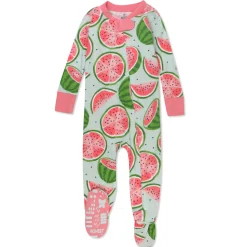 Organic Cotton Snug-Fit Footed Pajamas