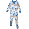 Organic Cotton Snug-Fit Footed Pajamas