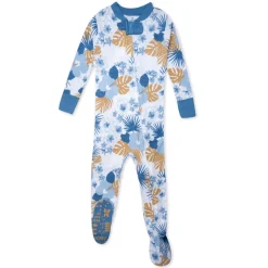 Organic Cotton Snug-Fit Footed Pajamas