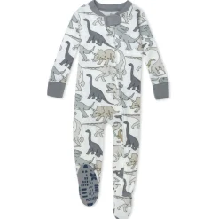 Organic Cotton Snug-Fit Footed Pajamas