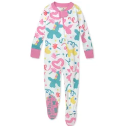 Organic Cotton Snug-Fit Footed Pajamas